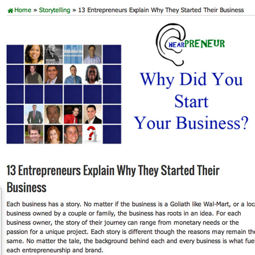 CEO Blog Nation interviews 13 entrepreneurs including SoffiaB