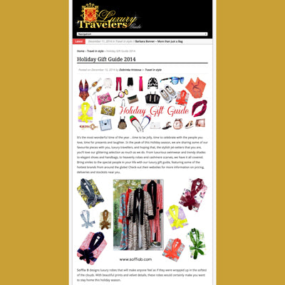 Luxury Travelers Holiday Gift Guide