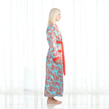 Coral Waters Luxury Robe