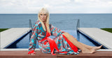 Coral Waters Luxury Robe