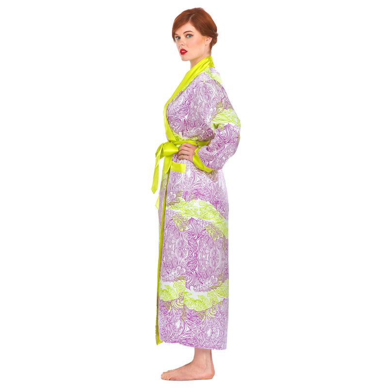 Meadow Music Silk Robe