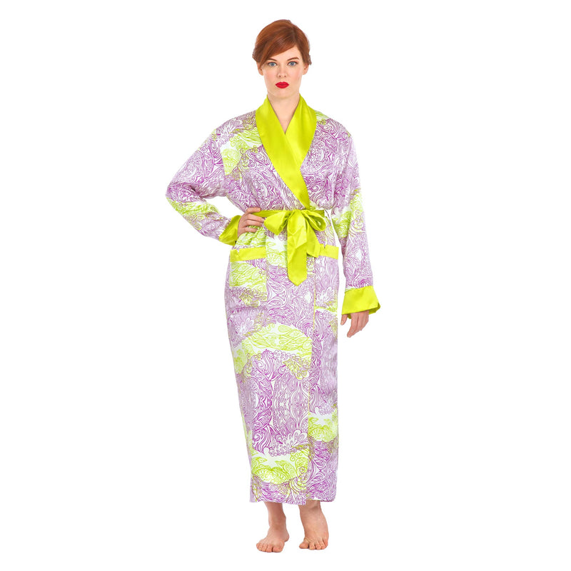 Meadow Music Silk Robe