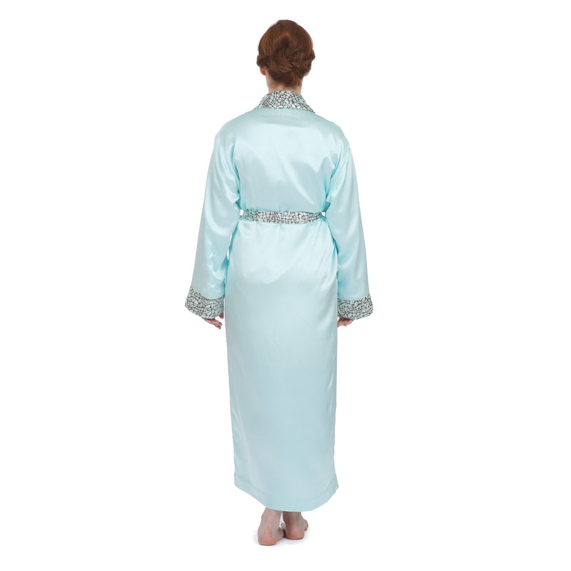 Mint Bliss Silk Robe