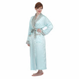 Mint Bliss Silk Robe