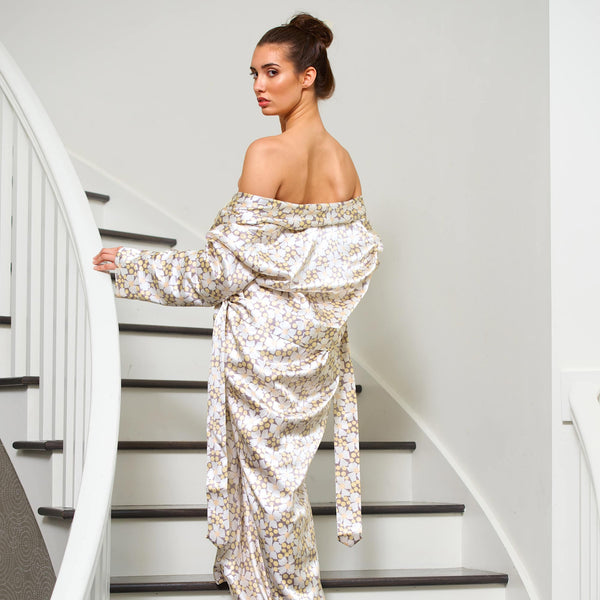 Sand Dune Delight Silk Robe